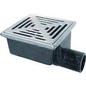 Resim Prestij Döküm Yer Sifonu / Süzgeci Yandan Çıkışlı 20*20 Q70 