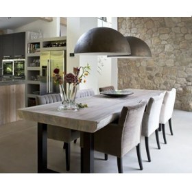 Resim Mylights 50 Cm Retro Rustik Siyah Içi Altın Metal Sarkıt Avi 