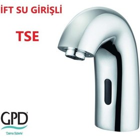 Resim Gpd Flb10 Çift Su Girişli Fotoselli Lavabo Bataryası 