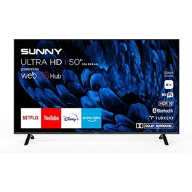 Resim Sunny SN50QMN252 4K Ultra Hd 55" 127 Ekran Uydu Alıcılı Webos Smart QLED Tv 