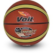 Resim Voit Impact Basketbol Topu Kahverengi-Beyaz N5 