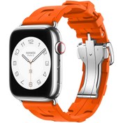 Resim Watch 40mm Spor Görünümlü CLO KRD-94 Silikon Kordon-Turuncu 