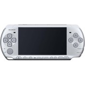 Resim POPKONSOL Psp 3004 Slim Lite 4gb Taşınabilir Oyun Konsolu Playstation Portable 3004 Slim Kasa Silver 