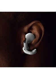 Resim Ekılıf - Apple Uyumlu AirPods Earhook Kulaklık Tutucu Aparat - Siyah - T15214 Diğer 