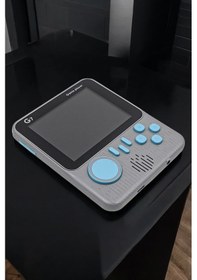 Resim Mini i El isi 3.5 İnç Ekran Çift Konsol 666 Adet Retro Oyun Gameboy El isi 