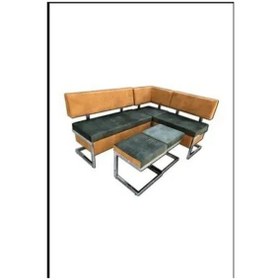 Resim Bengimobilya Köşe Takım Mutfak C Loca Model Metal Çelik Nikelaj Iskelet Kalite (443776516) 