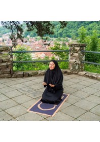 Resim Baha Portatif Cep Seccade,Seyahat Namazlığı, Katlanabilir Seccade 