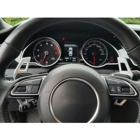Resim Audi A6 C7 F1 Paddle Shifter Gümüş Renk Küçük Boy 2012-2017 