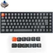 Resim Keychron K2 Kablosuz Mekanik Oyuncu Klavyesi-Hot-Swappable-Rgb -Bluetooth 5.1-Multitasking-Gateron G 