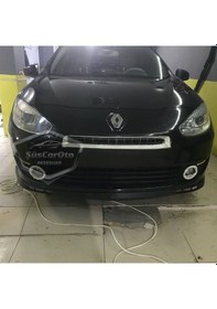 Resim Renault Fluence 2009-2016 Uyumlu Üniversal Laguna Lip Esnek Ön Lip 2 Parça Tampon Altı Dil Karlık Ön Ek 00 Şüscaroto Aksesuar 