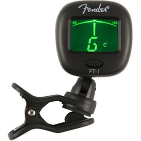 Resim Fender FT-1 Pro Clip-On Tuner Black Akort Aleti 