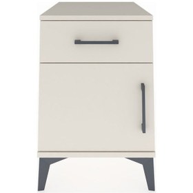 Resim Kronos Komodin Tek Raflı Tek Çekmeceli Tek Kapaklı 44x59x64 A... Aytaşı 