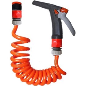 Resim Plasyay Spiral Sulama Yıkama Adaptörlü Yeni Tetikli Set 2.5 Metre 