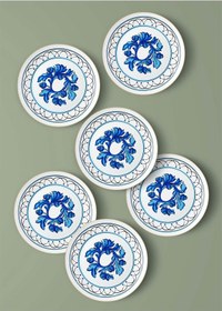 Resim The Mia Azul Servis Tabağı 6 Kişilik 