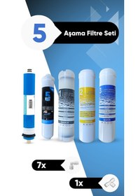 Resim Kapalı Kasa Su Arıtma Cihazları İle Uyumlu 5li Su Arıtma Filtresi 