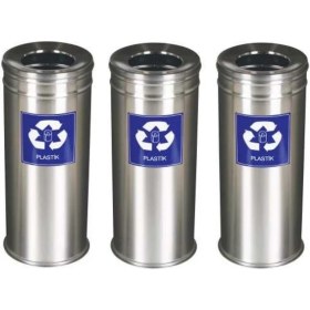 Resim Ems Paslanmaz Geri Dönüşüm Kutusu 