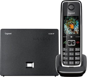 Resim C530 Ip Dect Telsiz Telefon Siyah 