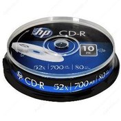 Resim Hp Cd-R 52X 10 Lu Cakebox 700Mb 80Dk.(Cre00019-3) 