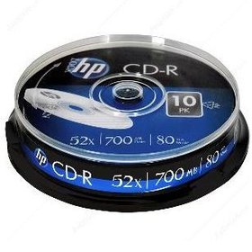 Resim Hp Cd-R 52X 10 Lu Cakebox 700Mb 80Dk.(Cre00019-3) 