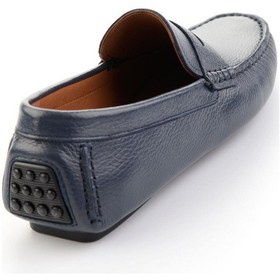 Resim Bambi Lacivert Hakiki Deri Erkek Loafer Ayakkabı E01547009740 Lacivert 