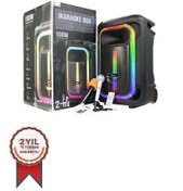 Resim Torima BTS-1928 USB-TF Taşınabilir RGB Ledli Siyah Bluetooth Hoparlör Torima