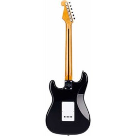 Resim SX Stratocaster Siyah Elektro Gitar 