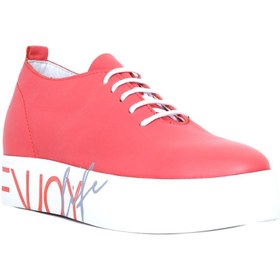 Resim Bueno Shoes Mercan Deri Kadın Dolgu Topuklu Ayakkabı 01ws10702 