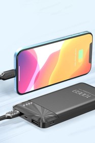 Resim Genel Markalar Earldom PB63 10.000 mAh 2 Adet 10W USB Çıkışlı Powerbank - Siyah 