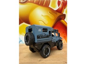 Resim Scntoys Lüks Sürtmeli Sesli Işıklı Müzikli Off Road Aracı Arazi Aracı Lüks Oyuncak Karavan 18CM 