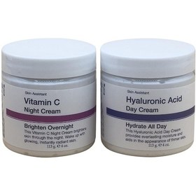Resim Skin Assistant Hyaluronic Acid Gündüz Kremi 113 G + Vitamin C Gece Kremi 113 G 