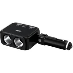 Resim Olesson 1655 Type-C + USB 100WATT 2x Çakmak Girişli Oto Çakmak Çoklayıcı 