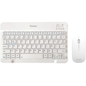 Resim Piranha 2380 Klavye Mouse Seti Beyaz 