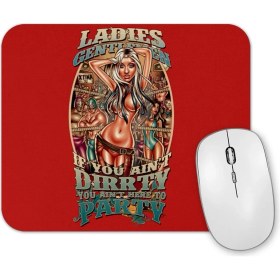 Resim Baskı Dükkanı Music Pinup Dirty Mouse Pad 