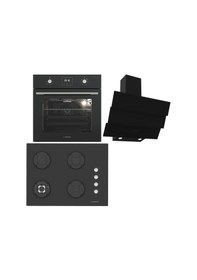 Resim Termikel BO O64D5C B - BH P7194C B - CH S6532C BB Ankastre Set Siyah 
