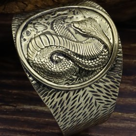 Resim Bohem Retro Metal Hayvan Desenli Geniş Manşet Bilezik - Karmaşık Vintage Tasarım, Dayanıklı Yüksek Kaliteli Metal, Günlük Kullanım, Seyahat ve Tarihler için Çok Yönlü - Kadınlar için Mükemmel Hediye 