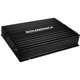 Resim Soundmax Sx-600.1D 4000W Güç Çıkışı Oto Amfi 4 Kanal 227 x 345 x 55 mm Yüksek Performans 