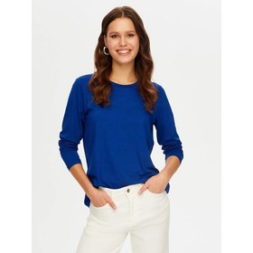 Resim Faik Sönmez Yuvarlak Yaka Kadın Uzun Kol T-Shirt BW26TSH005 (BW26TSH005) 