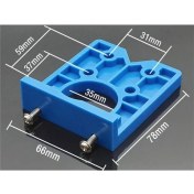 Resim 1 Adet Mavi Bulucu 35MM Dıy Bulucu Doğru Ahşap Montaj Menteşesi Sondaj Jig Kılavuzu Kapı Deliği Testere Açacağı Gizli Dolap Aksesuarları Aracı (Yurt Dışından) 