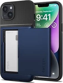 Resim Spigen iPhone 14 Plus Kılıf Slim Armor CS Navy Blue - ACS04913 
