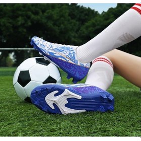 Resim Ag Uzun Çivili Yarışma Antrenman Futbol Ayakkabıları Yeşil 