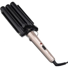 Resim Doganline Store Profesyonel (85Watt) Klasik 25Mm Wag Maşa Seramik Kaplama, Geniş Ve Doğal Şekillendirme 