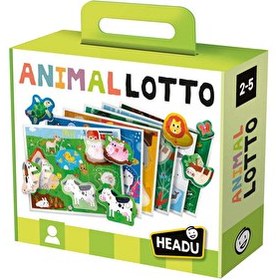 Resim Headu Animal Lotto Montessori 