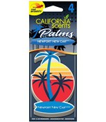 Resim California Scents Palms Newport New Car Yeni Araba Parfümlü Asma Koku 4'lü Set 