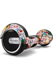 Resim Citymate Smart Balance Elektrikli Kaykay Hoverboard Çanta Hediyeli Bluetooth Hoparlörlü Desenli 