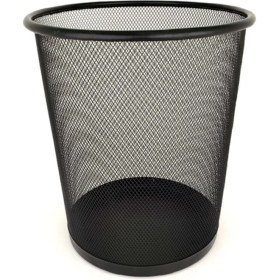 Resim Şık Metal Çöp Sepeti 12L Gri, Pratik ve Dayanıklı Ev Düzeni Için 