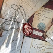 Resim Kemik Kolye İskelet Pandantif Karanlık Estetik El Yapımı Kazak Zinciri Niche 