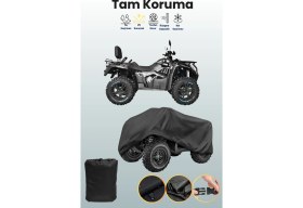 Resim Dokaca Siyah Yuki Smc Jumbo 700 Atv Brandası, Atv Koruyucu Örtüsü 