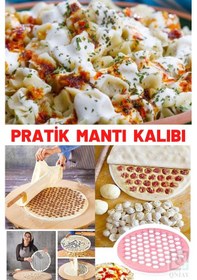 Resim Pratik Mantı Kalıbı Mantı Hamur Kesme Aparatı Büyük Boy Seri Mantımatik Mantı Hazırlama Aleti Plasti Diğer 