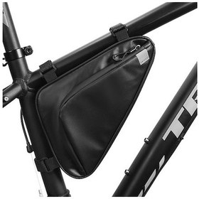 Resim Ankatek Vkemall Bisiklet Çantası Su Geçirmez Bisiklet Üçgen Çantası Bisiklet Çerçevesi Boru Çantası Bisiklet Alet Siyah Hk Siyah Siyah 