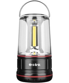 Resim S-Link Sl-F926 3 Cob Ledli 3*Aa Pilli Kamp Feneri Siyah 